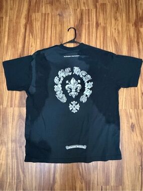 Othr Black Short-Sleeve Tee with Silver Fleur-de-Lis Graphic